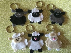 Sheep Keyring